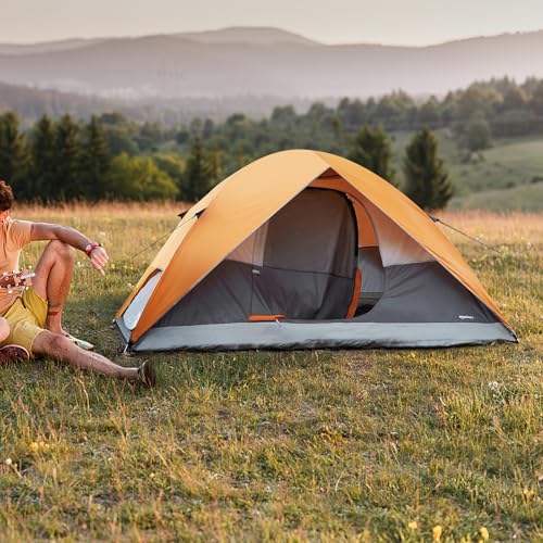 Dome Camping Tent with Rainfly and Carry Bag