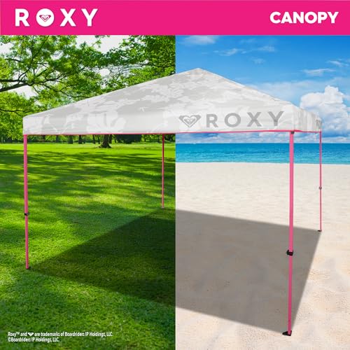 Roxy 10x10 Pop Up Canopy – Outdoor Beach Tent with Easy Up One-Push Setup