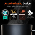 Ember Temperature Control Smart Mug 2, 10 Oz, App-Controlled Heated Coffee Mug with 80 Min Battery Life and Improved Design, Black