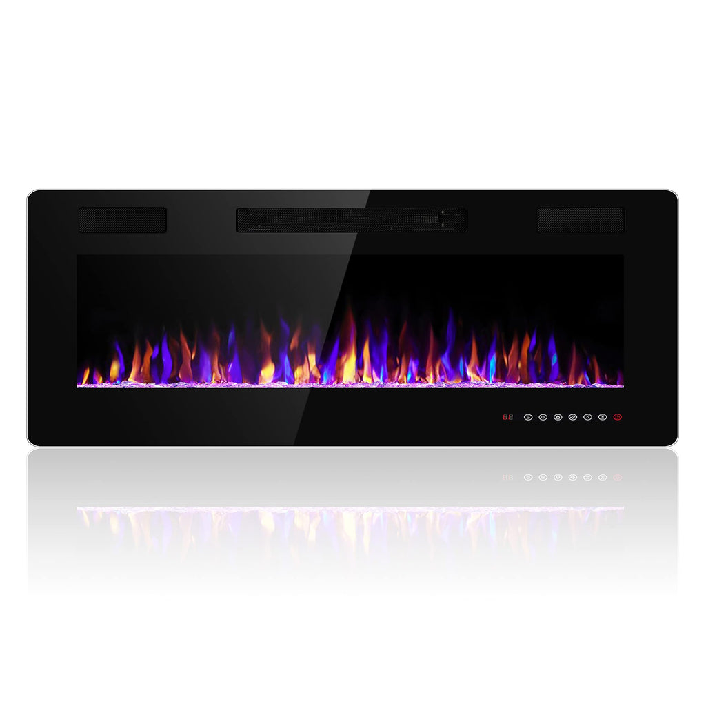 Electactic 36 Inch Electric Fireplace Insert Ultra-Thin