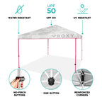 Roxy 10x10 Pop Up Canopy – Outdoor Beach Tent with Easy Up One-Push Setup