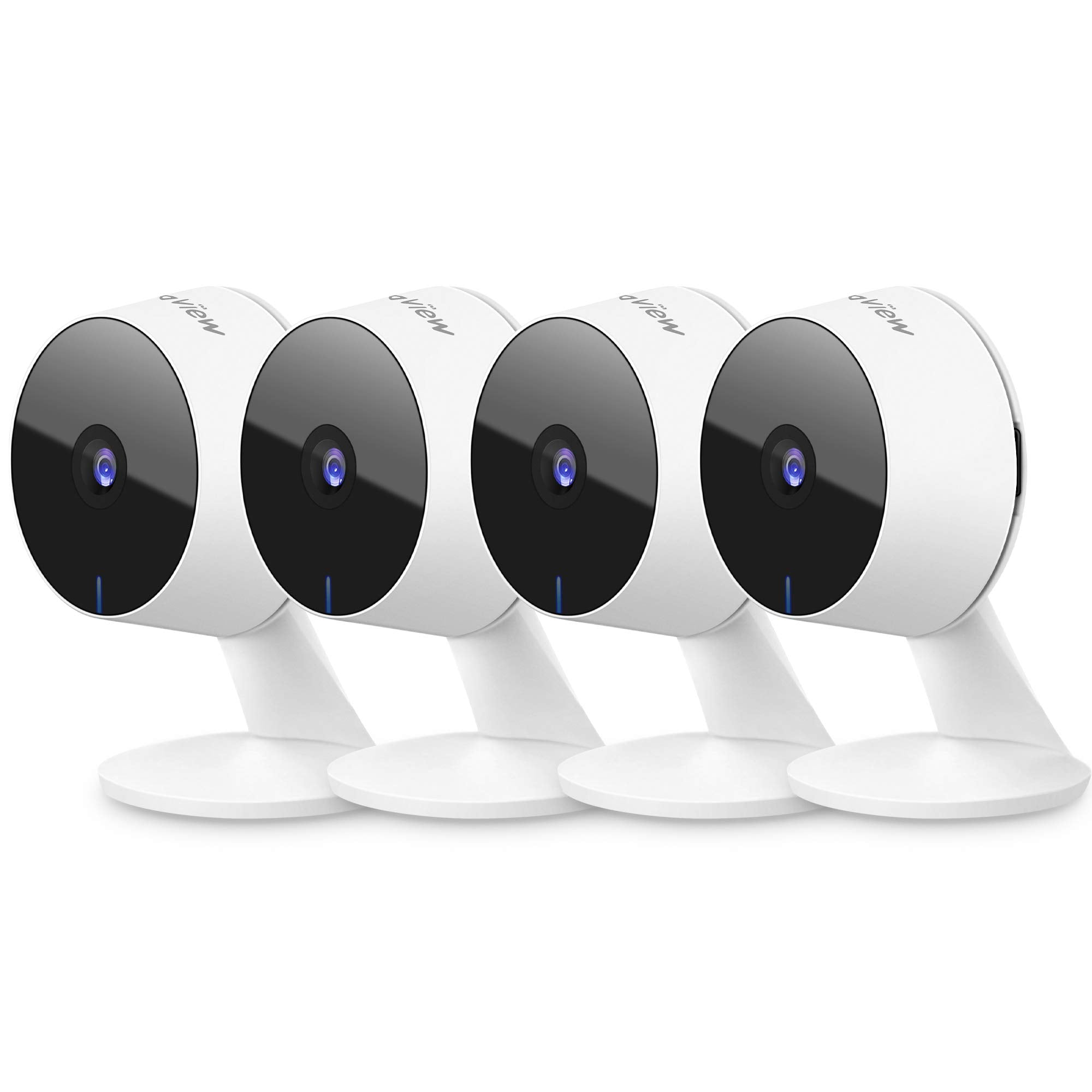 Set of Home Security Cameras (4pcs) [Wi-Fi, IOS & Android, Night Vision]