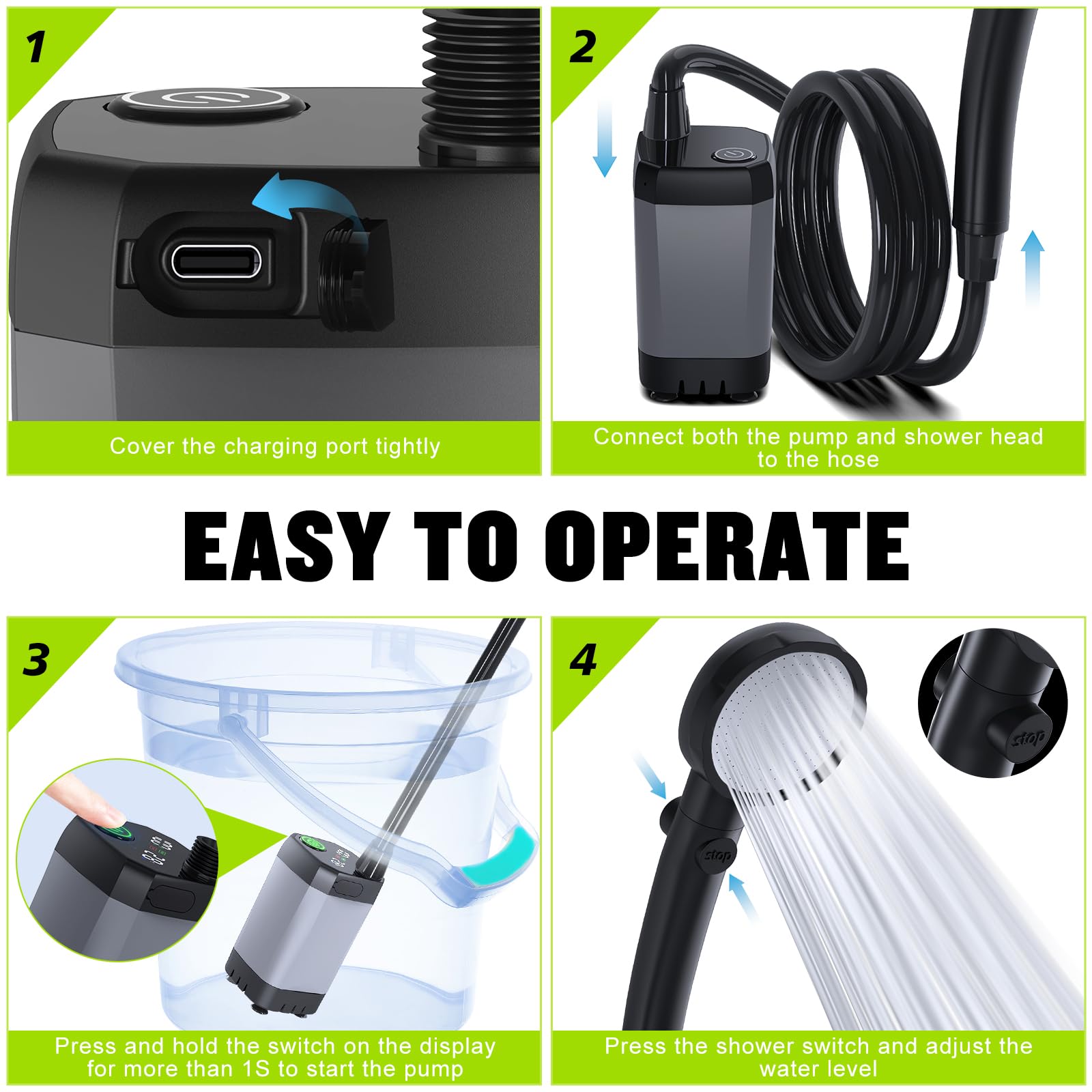 Spopal Portable Shower for Camping