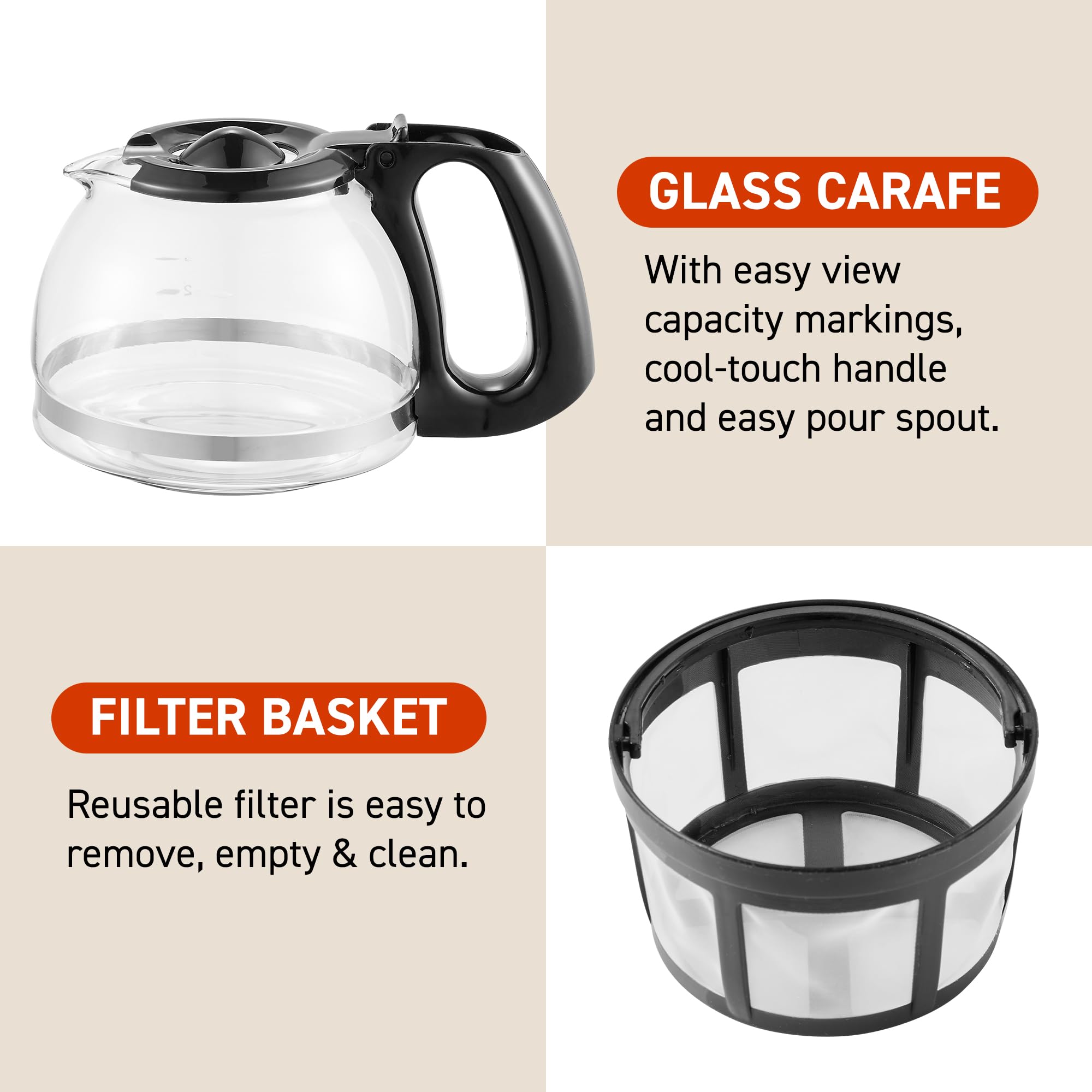 Elite Gourmet EHC4128 Automatic 4-Cup Brew & Drip Coffee Maker with Pause N Serve