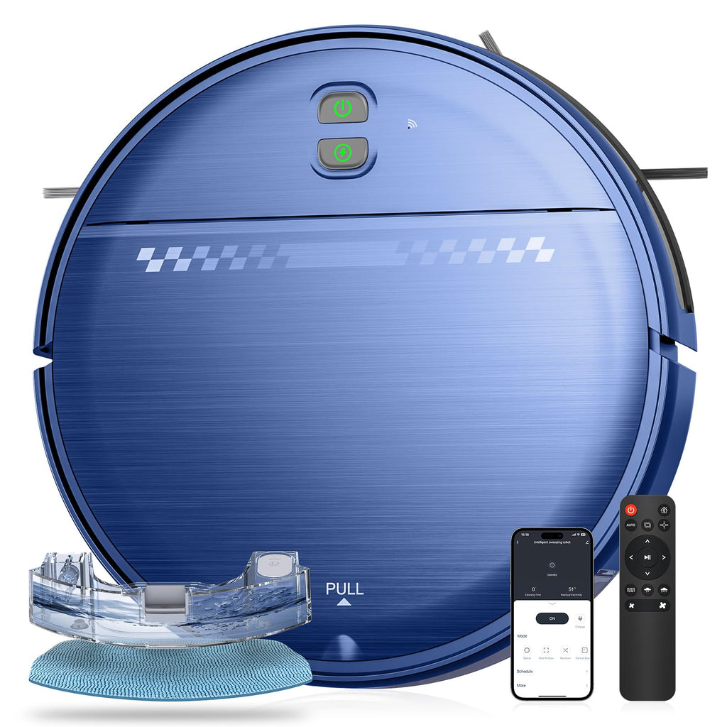 2-in-1 Mopping Robot Vacuum Cleaner with 2300Pa Suction