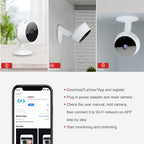 Set of Home Security Cameras (4pcs) [Wi-Fi, IOS & Android, Night Vision]