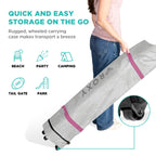 Roxy 10x10 Pop Up Canopy – Outdoor Beach Tent with Easy Up One-Push Setup