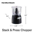 Hamilton Beach Electric Vegetable Chopper & Mini Food Processor