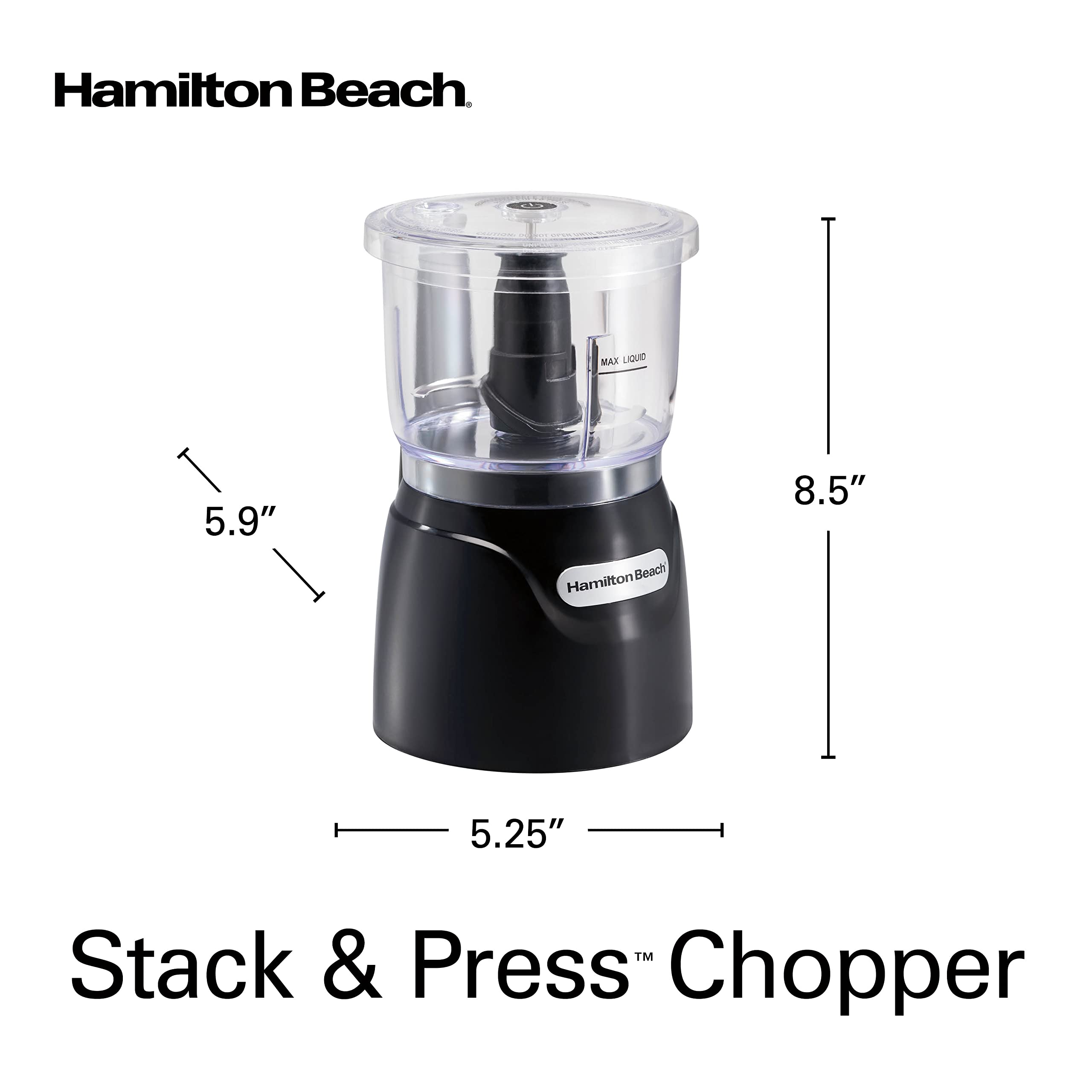 Hamilton Beach Electric Vegetable Chopper & Mini Food Processor