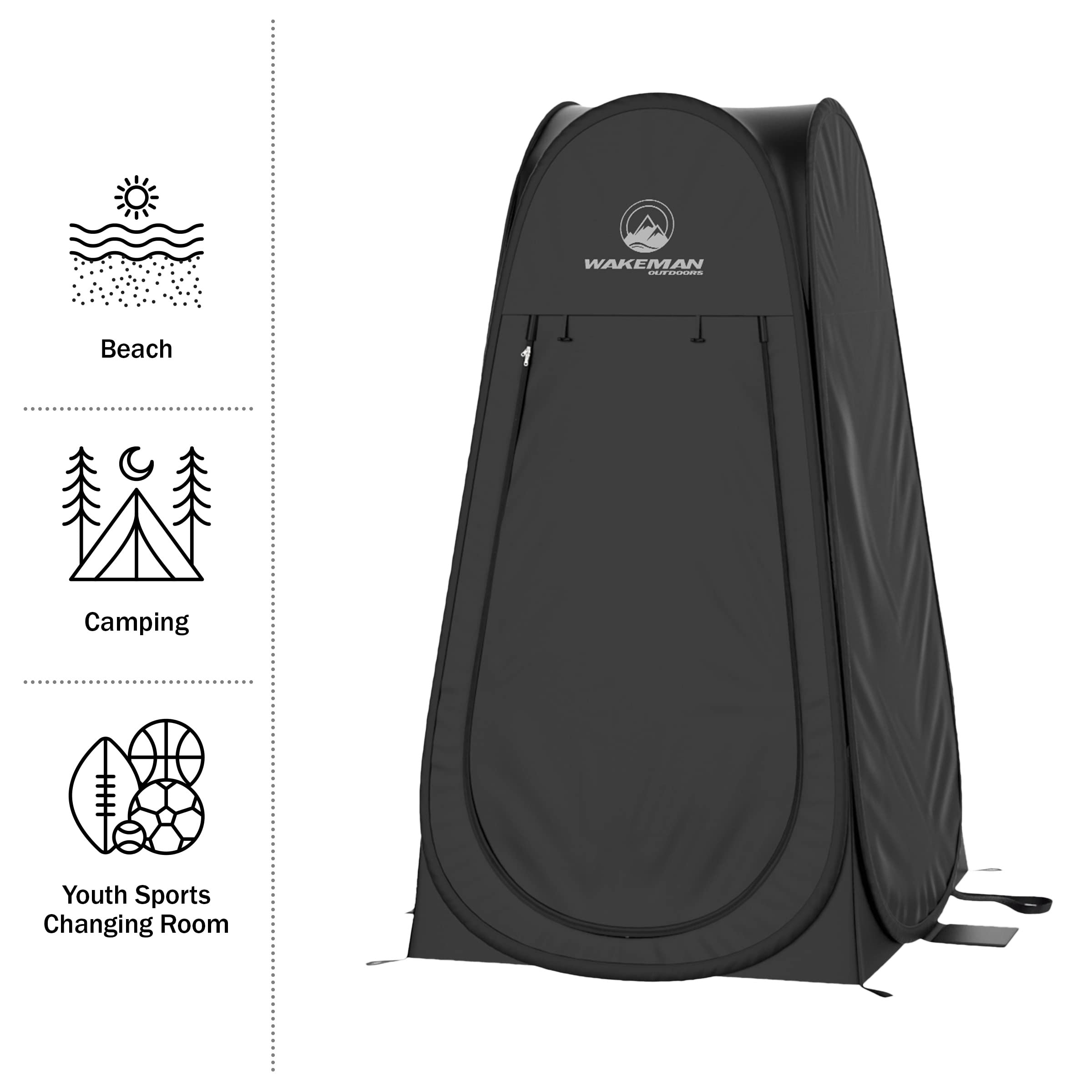 Pop Up Pod - Privacy Shower Tent, Dressing Room, or Portable Toilet Stall with Carry Bag for Camping