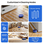2-in-1 Mopping Robot Vacuum Cleaner with 2300Pa Suction