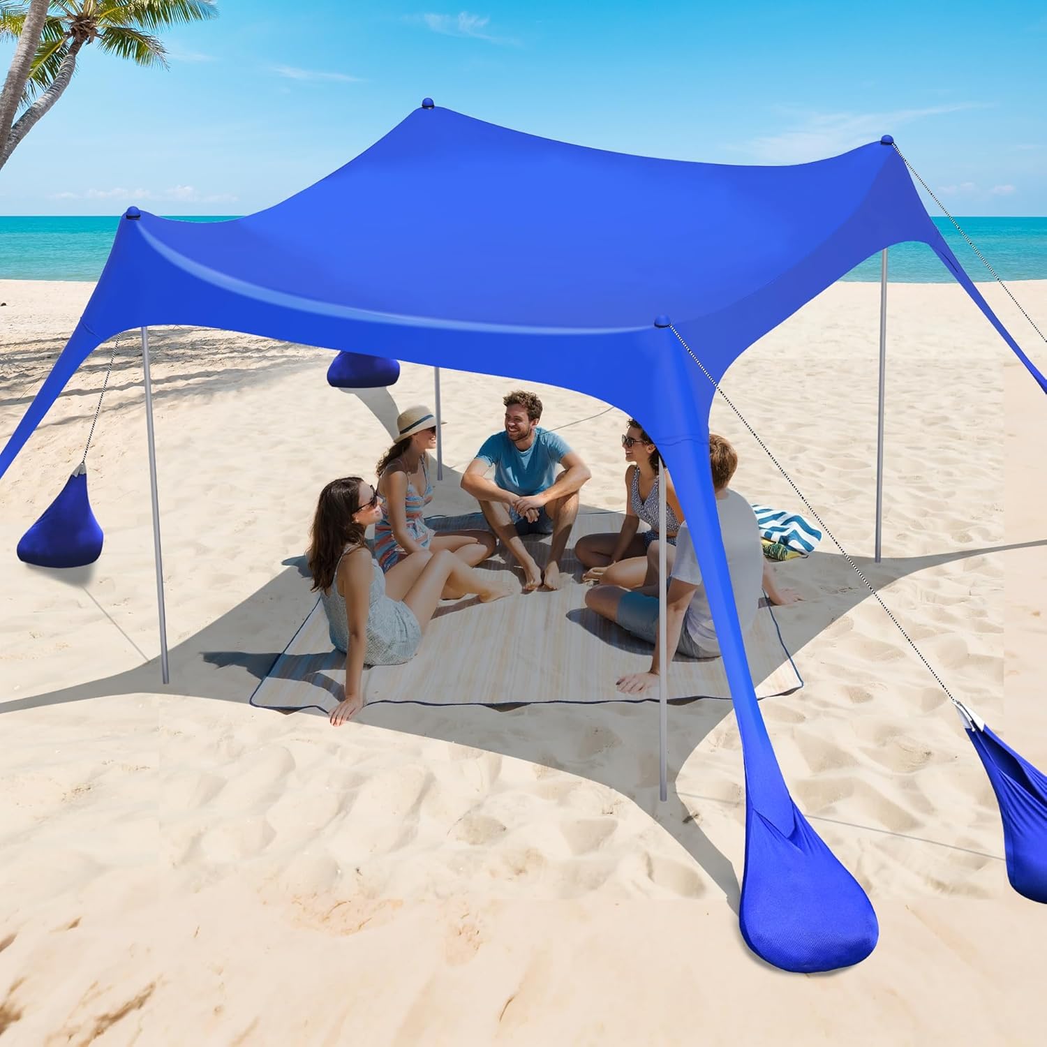 2PM SPORTS Beach Tent Canopy with UV Protection