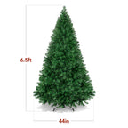 Best Choice Products Artificial Christmas Tree 6ft Premium Unlit Hinged Design