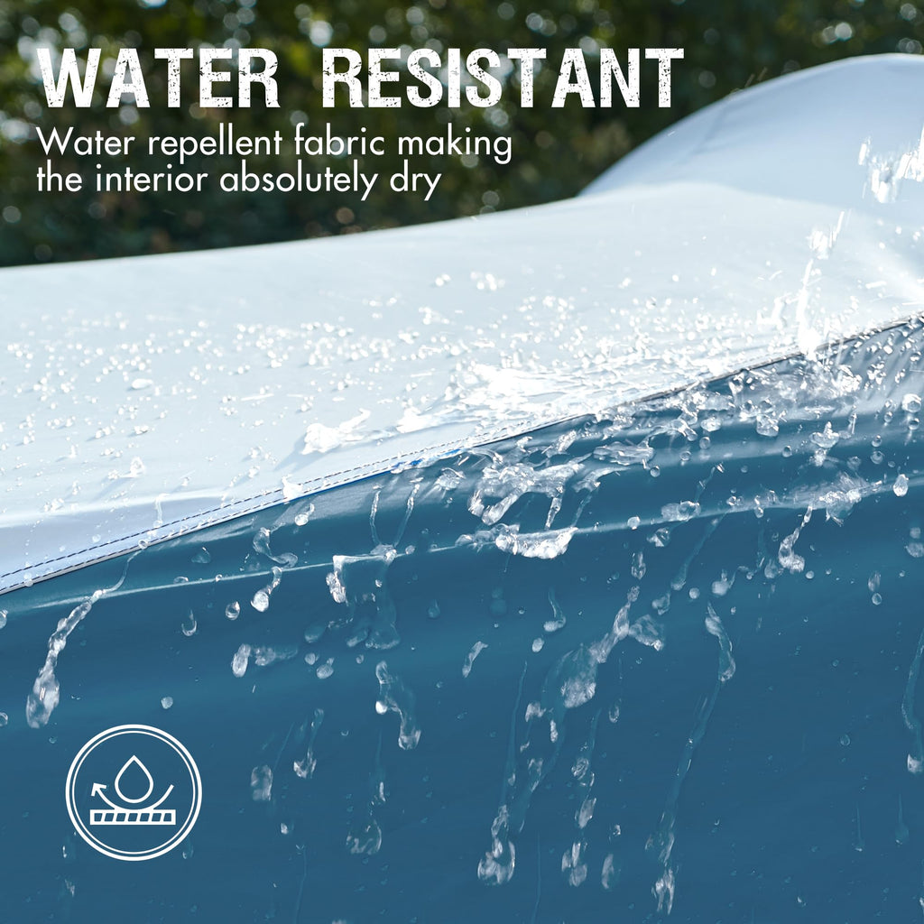 Portal 6 Person Family Waterproof Camping Tent with Screen Porch