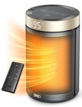 Portable Electric Heater for Indoor Use with Thermostat and Remote