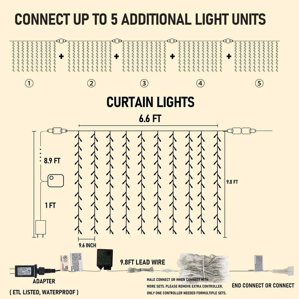 Christmas Outdoor Hanging String Lights