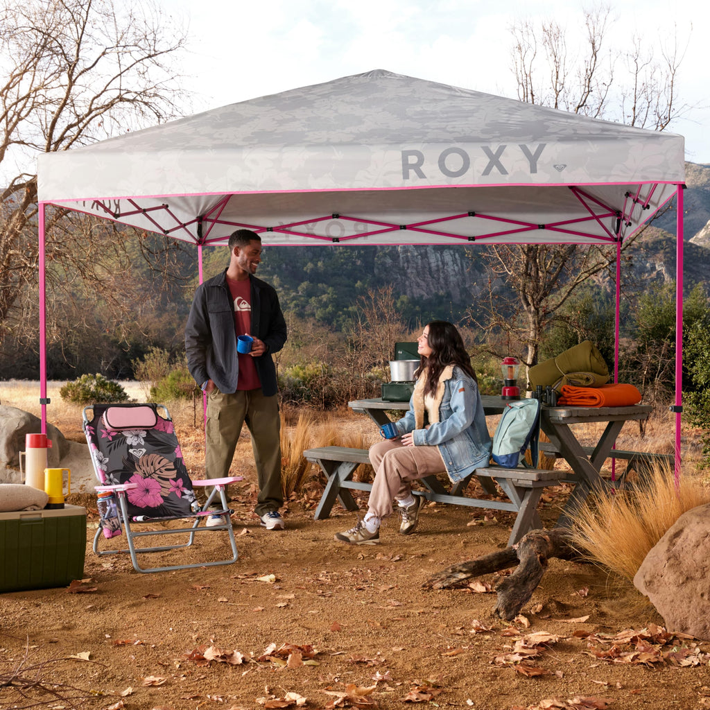 Roxy 10x10 Pop Up Canopy – Outdoor Beach Tent with Easy Up One-Push Setup